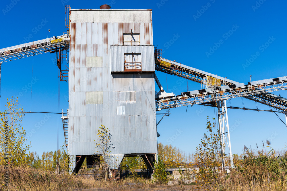 Fototapeta premium An old lime production plant
