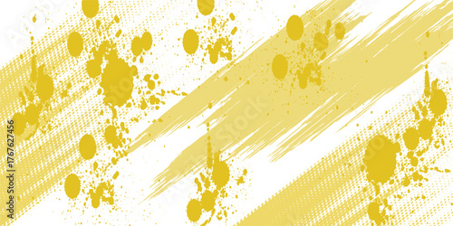 Glitch distorted grunge layer . Noise destroyed texture . Trendy defect error shapes . Overlay grunge texture . Distressed effect .Vector shapes with a halftone dots screen print texture