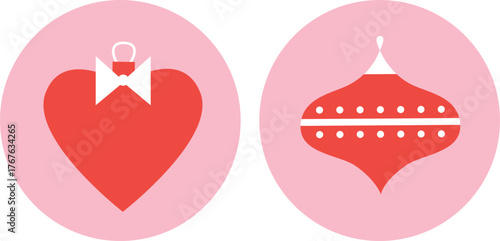 Christmas and Happy New Year. Winter Holiday. Merry Christmas modern design, holiday gifts, winter elements, candles, Christmas tree, village and Xmas decorations.	
