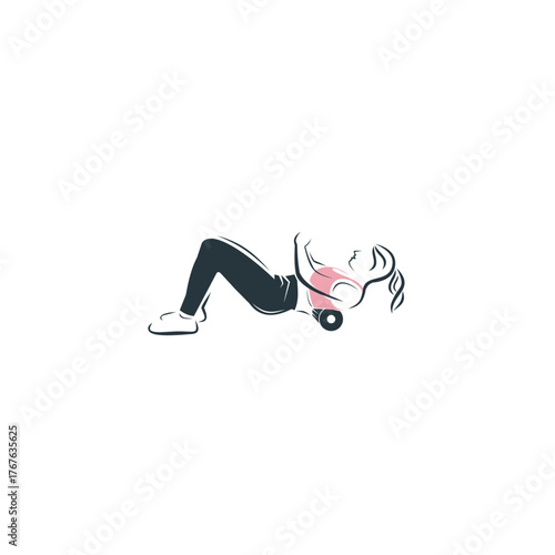 Yoga and Pilates poses , stylized vector symbols, health care and fitness concept vector illustration, suitable for your design need, logo.