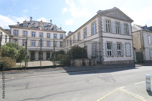Préfecture, vue de l'extérieur, ville de La Roche sur Yon, département de la Vendée, France