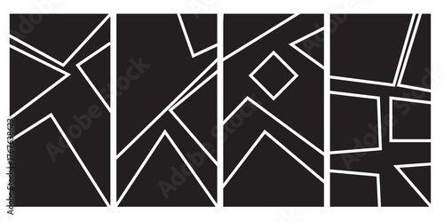 Cartoon comic book page templates manga storyboard panels, blank grids for collage, magazine, poster layouts in vector graphic design.