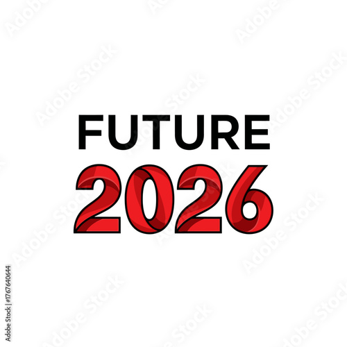 Future 2026 logo with bold red numbers and black text.