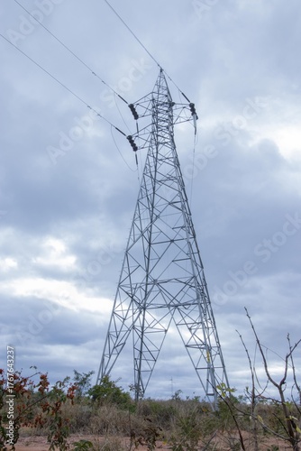 Beautiful power tower located in the city of Turmalina, MG