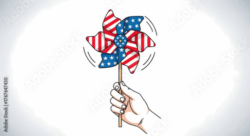 Vector Election Day Elephant Pattern A Patriotic Design for Political Campaigns