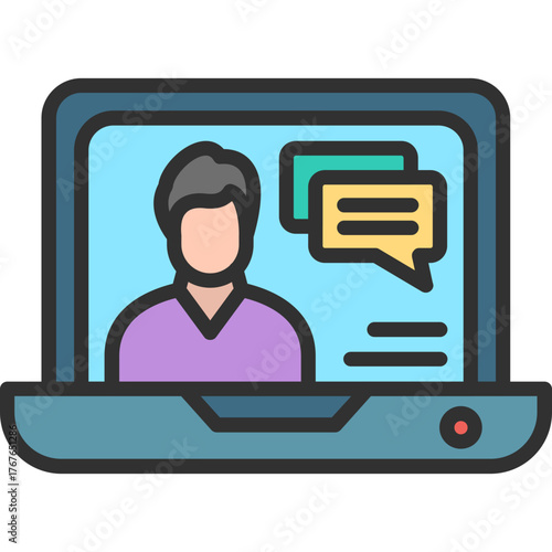 Online Communication Icon