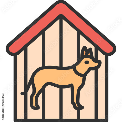 Dog Shelter Icon