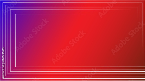 Red and white striped background with decorative frame and textured design
