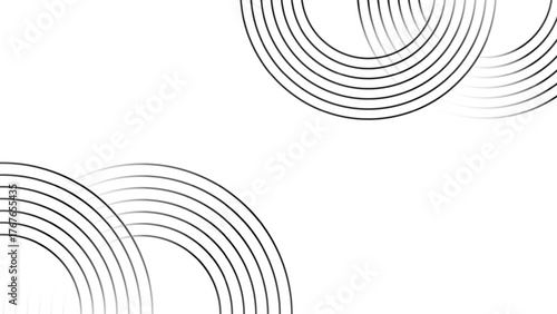 Circle lines pattern. Vector illustration. Abstract gradient background with glowing geometric lines. Futuristic abstract background. Circle style concept modern graphic design element.