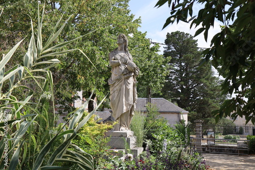 Square Bayard, parc public, ville de La Roche sur Yon, département de la Vendée, France
