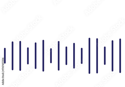 Abstract Sound Waveform Graphic Design