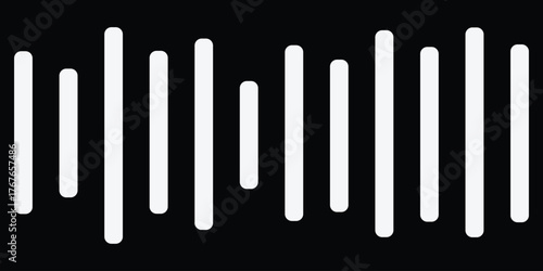 sound wave icon silhouette