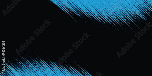 Halftone blue dots pattern and purple gradient grunge texture background, Modern design