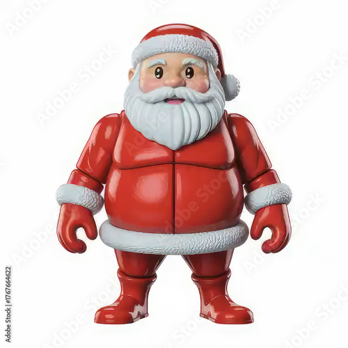 Christmas character set. Cute reindeer, Santa Claus, elf, snowman, penguin and polar beаr.
