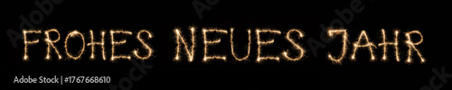 Canvas Print Silvester Neujahr Grußkarte Feiertag konzept Vorlage, Banner lang – Wunderkerzen