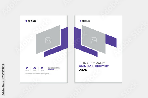 Company annual report 2026 design templates