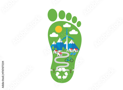 Cutting carbon emissions, adopting renewable energy, promoting clean transport, lowering greenhouse gases, phasing out fossil fuels, conserving home energy, and recycling