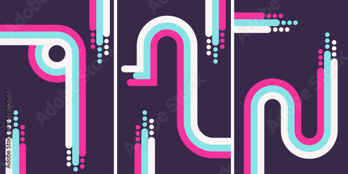 abstract vector background with lines