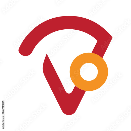 Abstract Logo: pizza, slice, italian food, cheese, fast food, pepperoni, restaurant, food delivery, hot pizza, fresh pizza