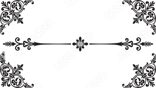 Ornate decorative border design element illustration ornate, decorative, border, design, element, illustration, floral, vintage, scroll, flourish, vector, graphic, art, pattern, frame, elegant, style,