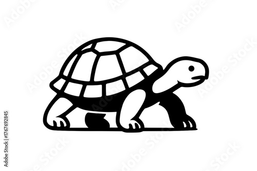 Vector Illustration of a Tortoise