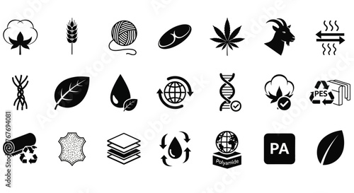 Outdoor Adventure Camping Gear Icons Collection for Recreation and Travel