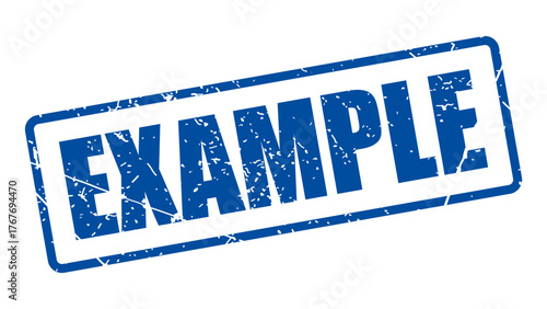 Example stamp with grunge texture