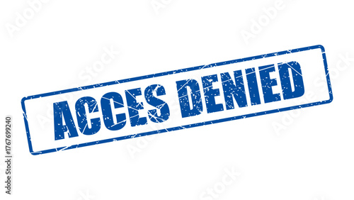 Acces denied stamp with grunge texture