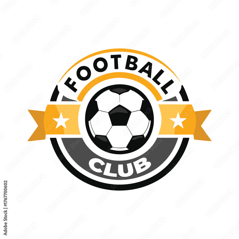 Obraz premium Football Club, Soccer logo
