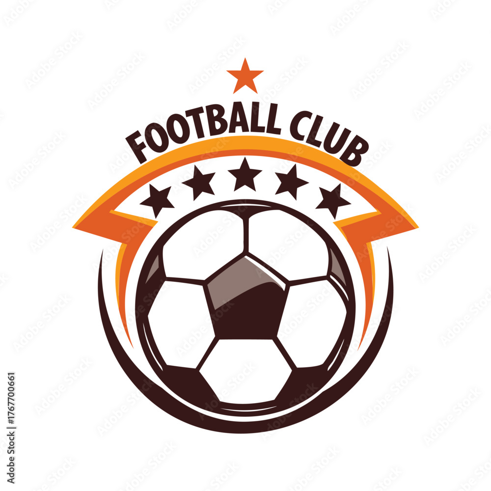 Obraz premium Football Club, Soccer logo