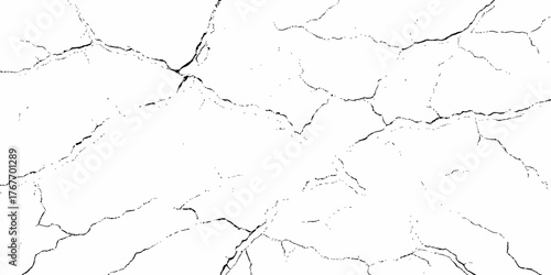 modern black and white scratch and cracks grunge texture dust and distressed wall pattern white background..
