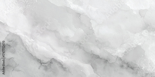 White and gray watercolor marble texture background with smooth abstract pattern for modern design and artistic use.