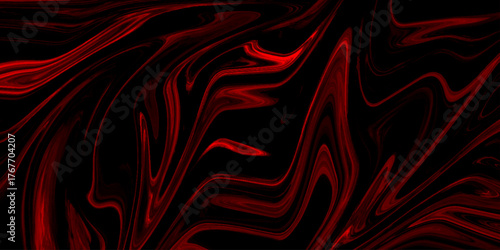 Abstract background of dark red liquid marble surface liner design. marble liquid ink texture. ink backdrop with wavy pattern. liquify swirl dark red and black colour art.