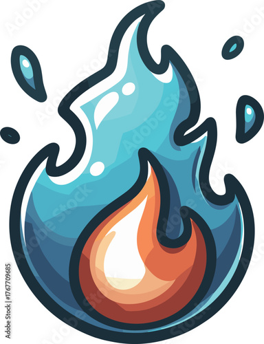 青い炎のアイコン