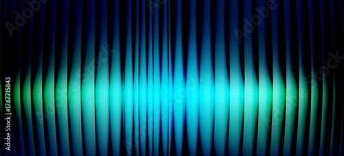 Abstract Digital EQ Music Equalizer. Sound Wave Design Element. Speaking Sound Wave Vector Illustration. Artificial Intelligence AI Assistant Voice Visualization.