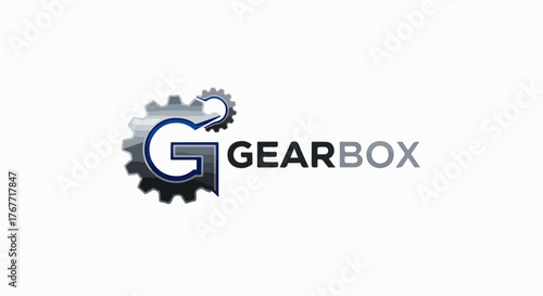 Gear Mechanical Engineer Transmission Car Logo Vector