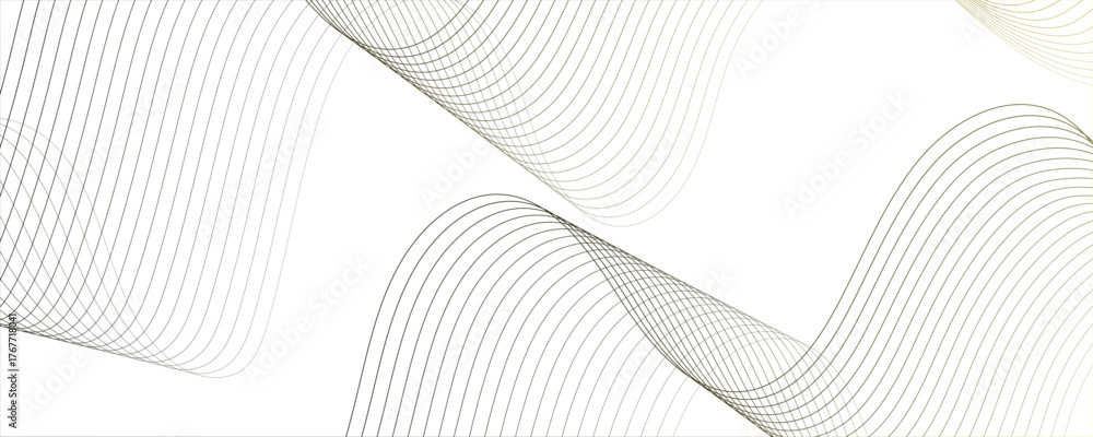 Fototapeta premium Abstract colorful wave line transparent background modern stream wave background and wave curve lines background Abstract wave element for design. Digital frequency track equalizer. Stylized line art.