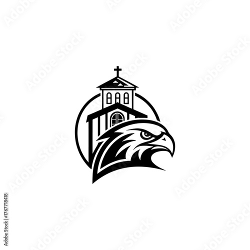 vector illustration of a church