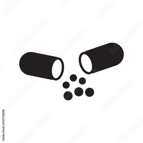 Capsule spilling contents