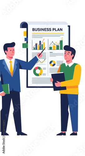 Business Strategists Presenting Growth Strategies And Financial Insights For Company Expansion And