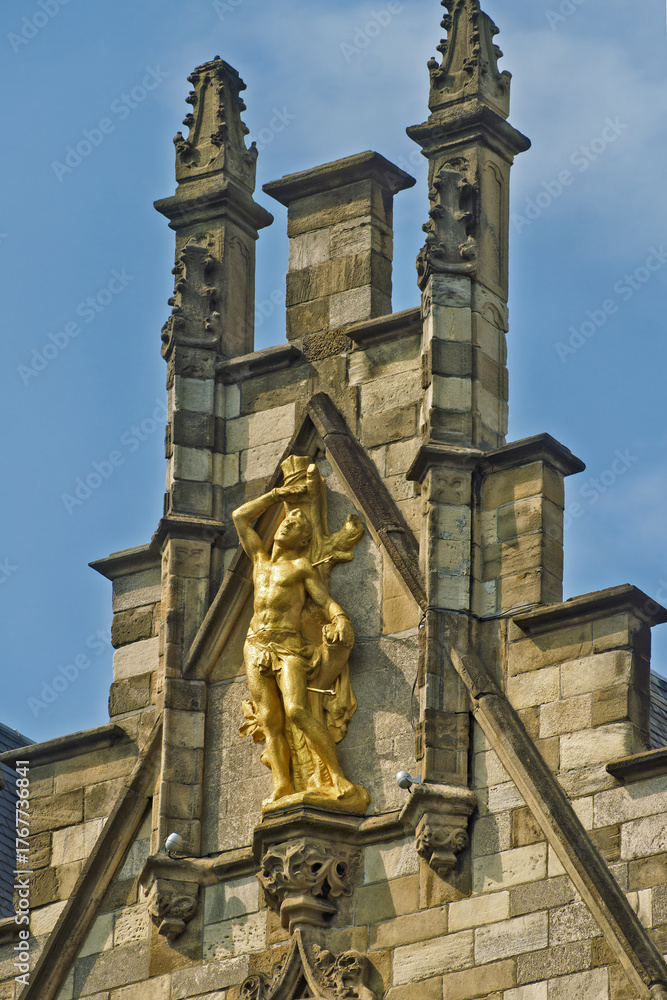 Obraz premium corporate houses of the Old Crossbow in Antwerpen, Belgium