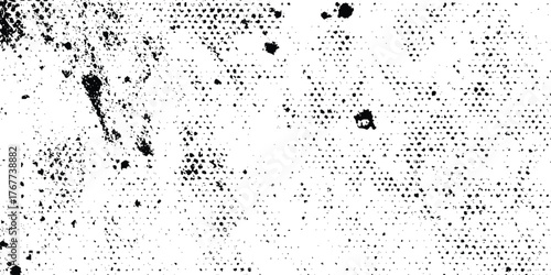 Abstract halftone dots grunge paper texture design. Distress overlay vector textures Distressed overlay texture. vector design	
