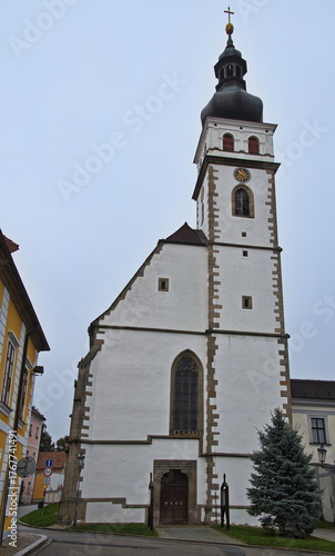 Church of Saints Peter and Paul in Nove Hrady, České Budějovice District, South Bohemian Region, Czech Republic, Europe
