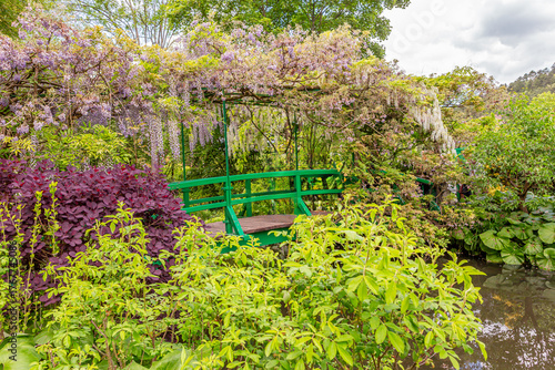 Vászonkép gardens of painter Claude Monet in Giverny, France