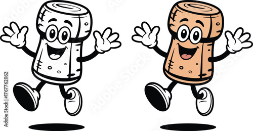 Cork Characters Cartoon