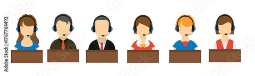  Call Center Operator illustration