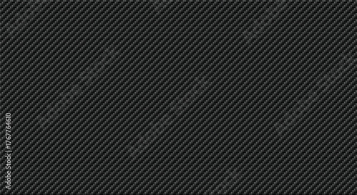 Carbon fiber texture with linear gradient. 8k size background. Vector illustration