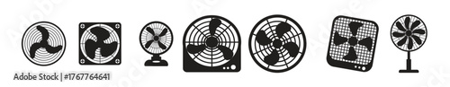  Ceiling Fan Vector Icon Ceiling Fan Vector Icon