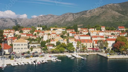 Touristic town of Cavtat, south Dalmatia, Croatia, popular destination