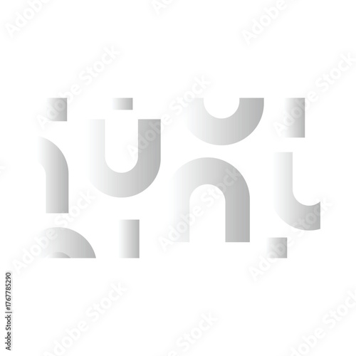 Clean minimalist abstract gray background with neutral modern shapes. Perfect for business presentations, corporate branding, technology layouts, and professional templates.